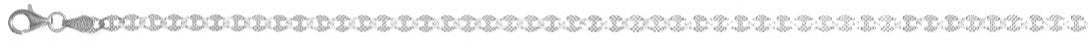 LIGHT GRID CHAIN 925 Silber Tricolor Halskette ca. 50 cm
