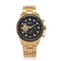 GENOA TIME V2 Armbanduhr, Automatikwerk Multifunction, 3ATM, 4,2cm Gehäuse, Gold