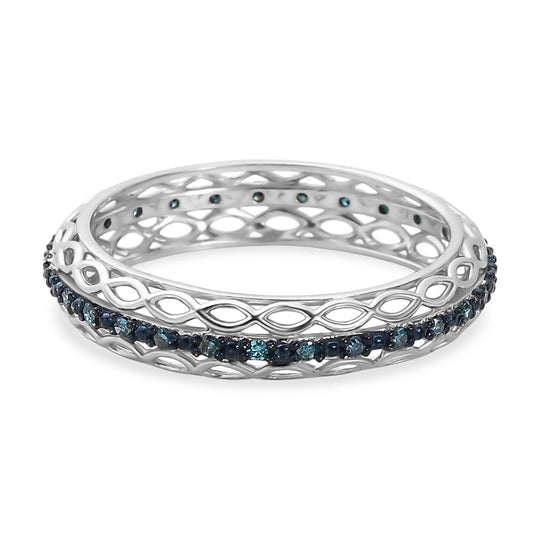 München Close Out - D'Joy Gelber Diamant Ring 925 Silber rhodiniert (Größe 18.00) ca. 0.15 ct