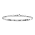 EverTrue 19cm Armband mit Diamantakzenten in Silberton