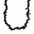 Roter Granat Halskette 76 cm ca. 409.00 ct