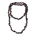 Roter Granat Halskette 76 cm ca. 409.00 ct