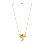 EVER TRUE Sphaleros Quarz Halskette ca. 50 cm Nickelfreies Messing ca. 9.86 ct