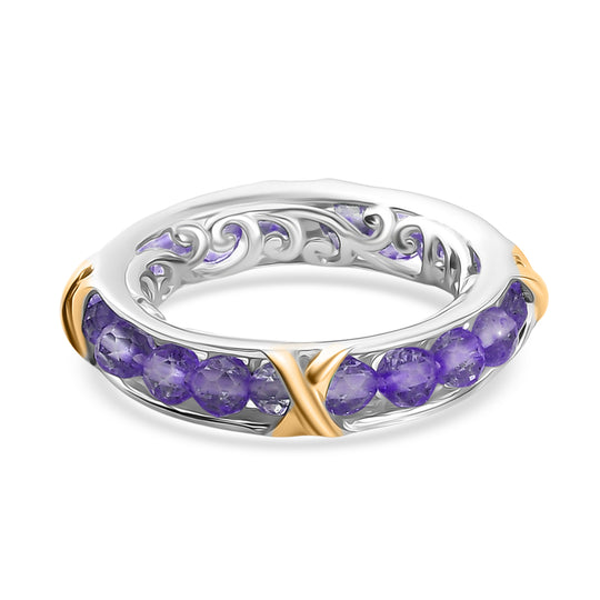 EVER TRUE AA Amethyst Ring Nickelfreies Messing (Größe 19.00) ca. 5.00 ct