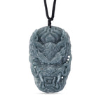 Natürlicher Olmek Jadeit Kette 70 cm ca. 250.00 ct