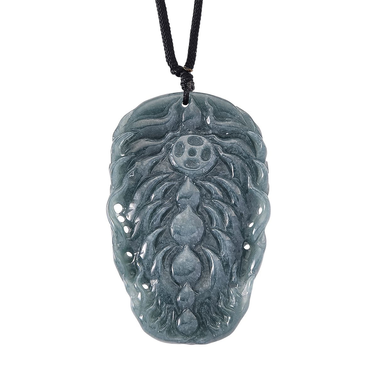 Natürlicher Olmek Jadeit Kette 70 cm ca. 250.00 ct