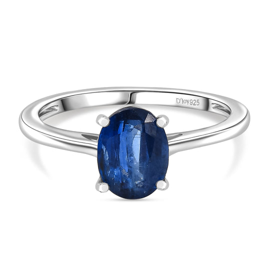 Kyanit Ring 925 Silber rhodiniert (Größe 21.00) ca. 1,67 ct