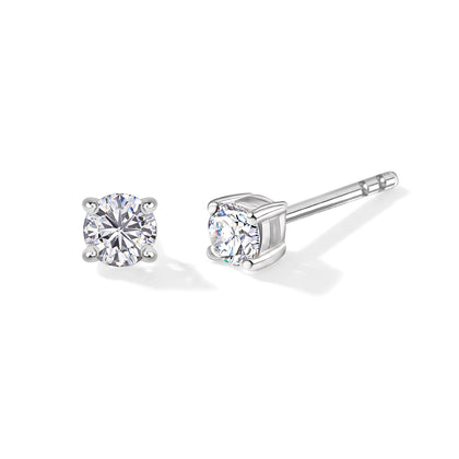 LUXURIANT DIAMOND - Lab Grown Diamant SI-GH Ohrringe 925 Silber rhodiniert ca. 0.25 ct