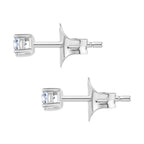 LUXURIANT DIAMOND - Lab Grown Diamant SI-GH Ohrringe 925 Silber rhodiniert ca. 0.25 ct