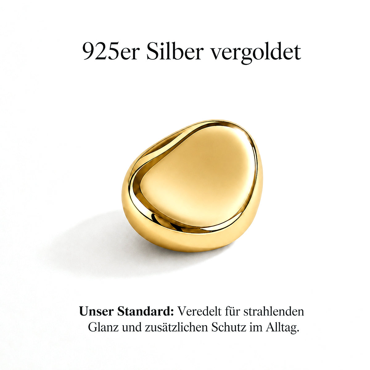 LUXURIANT SI-GH Labor Diamant Ohrringe, 925 Silber 750 vergoldet - 0,25 ct.
