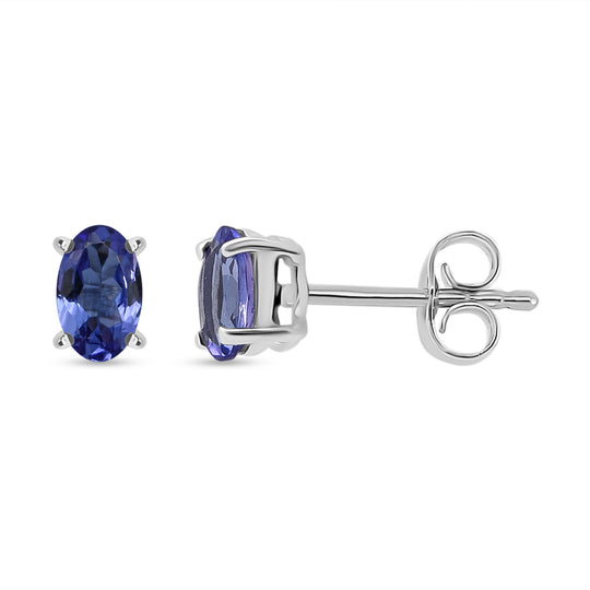 D'Joy Tansanit Ohrringe 925 Silber rhodiniert ca. 0.52 ct