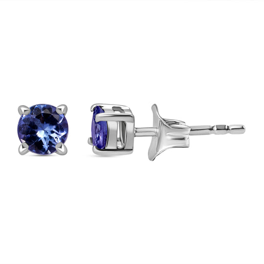 D'Joy Tansanit Ohrringe 925 Silber rhodiniert ca. 0.48 ct