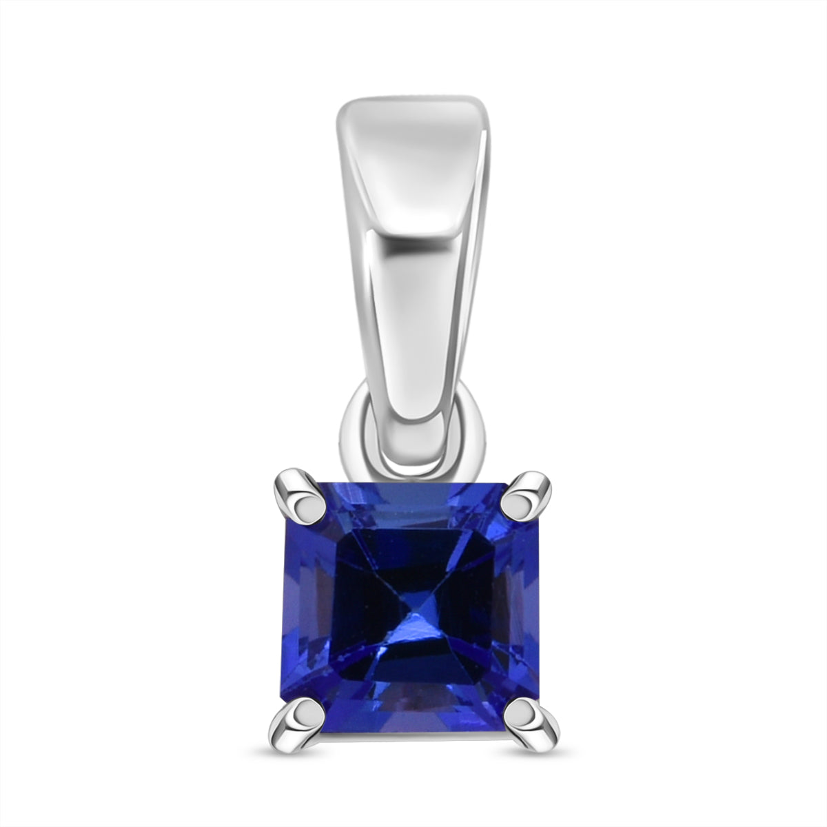 D'Joy AA Tansanit Anhänger 925 Silber rhodiniert (10-15 Werktage Lieferzeit) ca. 0,69 ct.