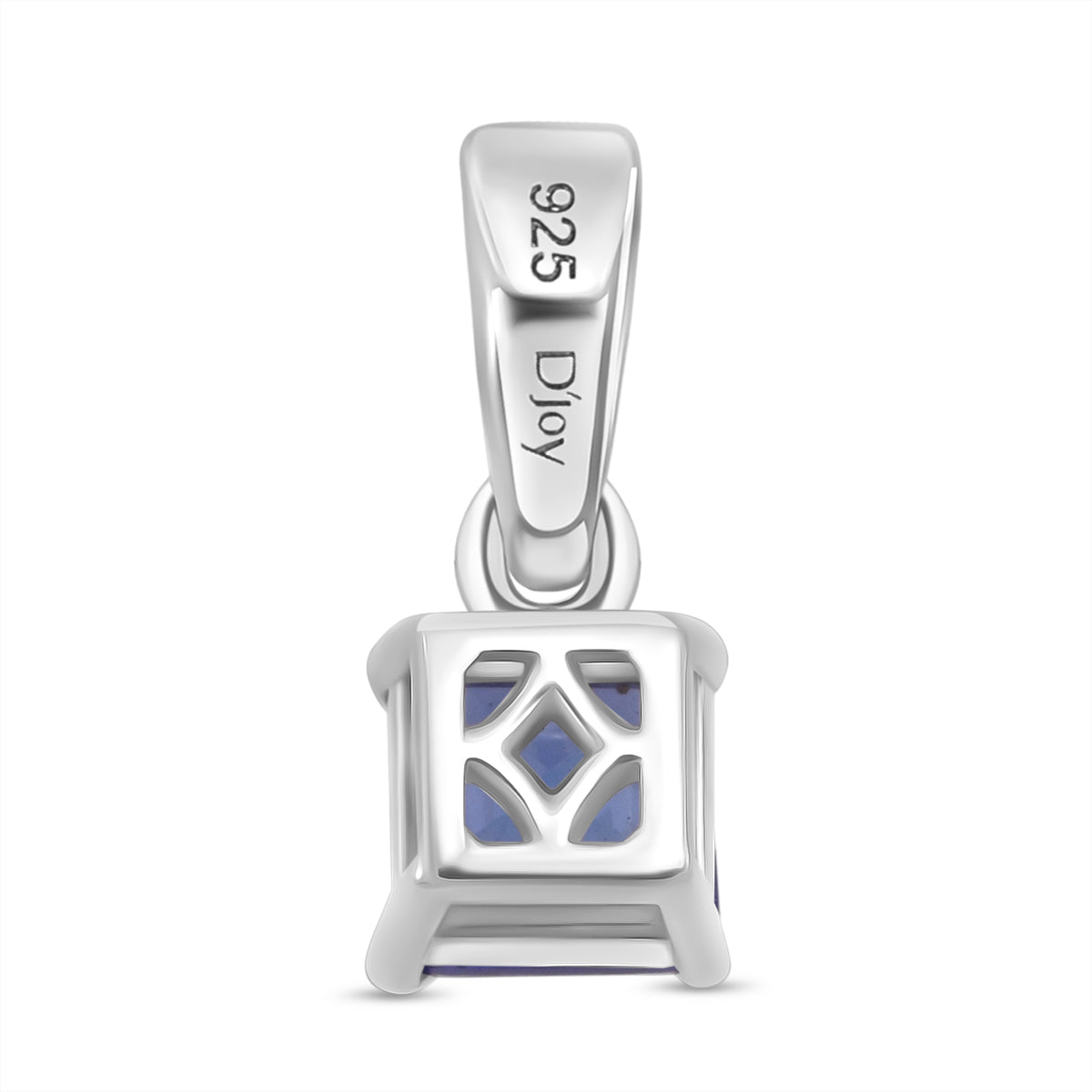 D'Joy AA Tansanit Anhänger 925 Silber rhodiniert (10-15 Werktage Lieferzeit) ca. 0,69 ct.