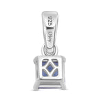 D'Joy AA Tansanit Anhänger 925 Silber rhodiniert (10-15 Werktage Lieferzeit) ca. 0,69 ct.