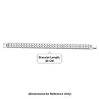 316L Edelstahl Armband ca. 19 cm ca. 30,00g