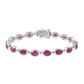 D'Joy afrikanisches Rubin 18cm Armband - 23,19 ct.