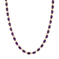 EVER TRUE Afrikanischer Amethyst Halskette ca. 45 cm Nickelfreies Messing ca. 23.52 ct