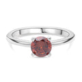 LUXURIANT DIAMOND - Lab Grown Roter Diamant VS-EF SGL zertifiziert Ring 950 Platin (Größe 20.00) ca. 1.00 ct