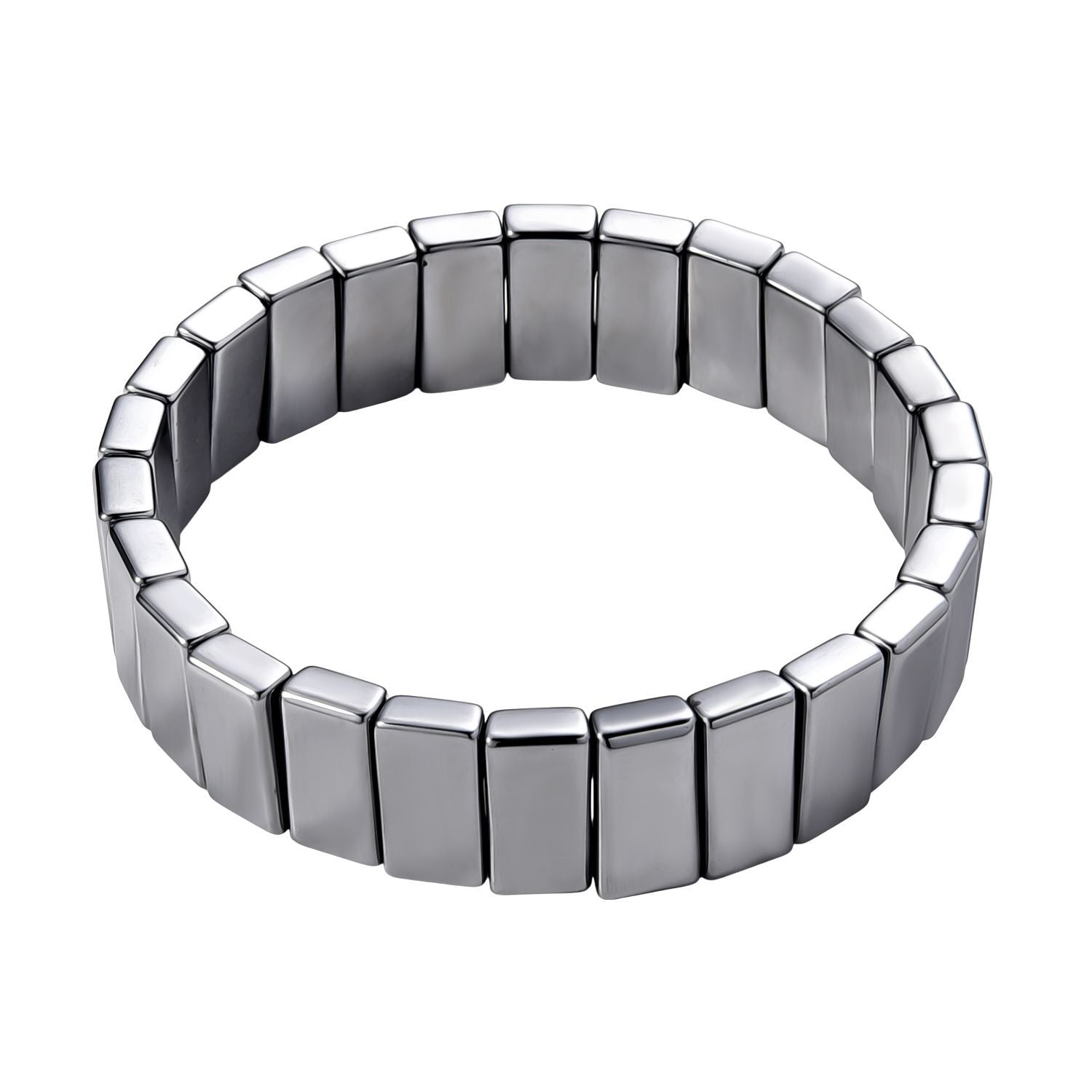 Terahertz Armband, flexibel, 18 cm, ca. 150.00 ct