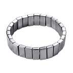 Terahertz Armband, flexibel, 18 cm, ca. 150.00 ct