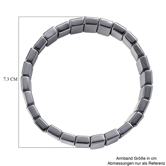 Terahertz Armband, flexibel, 18 cm, ca. 150.00 ct