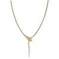LUXURIANT DIAMOND - Lab Grown Diamant SI-GH SGL zertifiziert Halskette ca. 45 cm 925 Silber 750 Gelbgold Vermeil ca. 2.00 ct