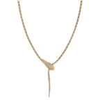 LUXURIANT DIAMOND - Lab Grown Diamant SI-GH SGL zertifiziert Halskette ca. 45 cm 925 Silber 750 Gelbgold Vermeil ca. 2.00 ct