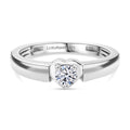LUXURIANT DIAMOND - Lab Grown Diamant SI-GH Ring 925 Silber rhodiniert (Größe 18.00) ca. 0.20 ct