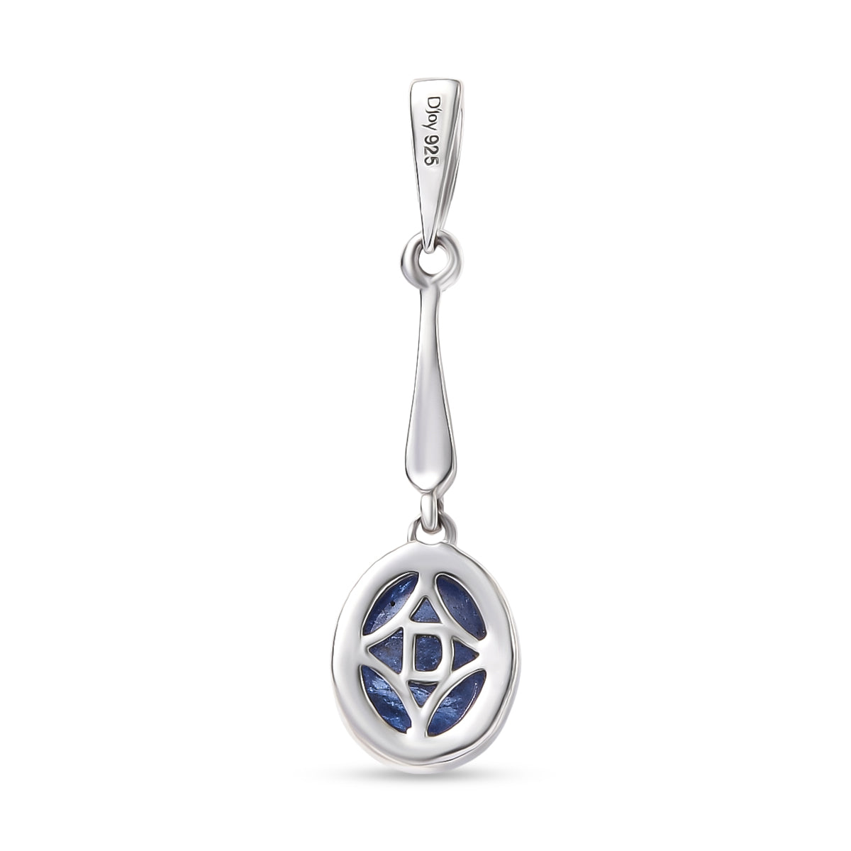 D'Joy AA Tansanit Solitär Anhänger, 925 Silber rhodiniert - 2,27 ct.