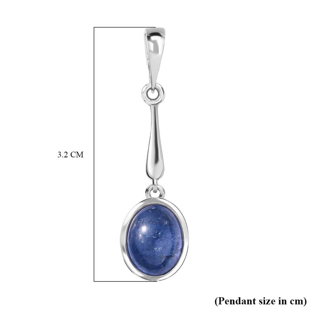 D'Joy AA Tansanit Anhänger 925 Silber rhodiniert ca. 2.27 ct