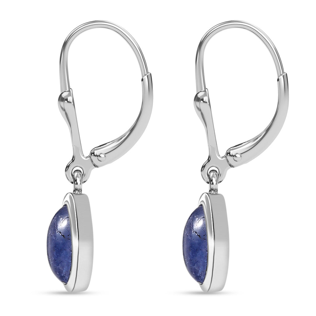 D'Joy AA Tansanit Ohrringe 925 Silber rhodiniert ca. 3.41 ct