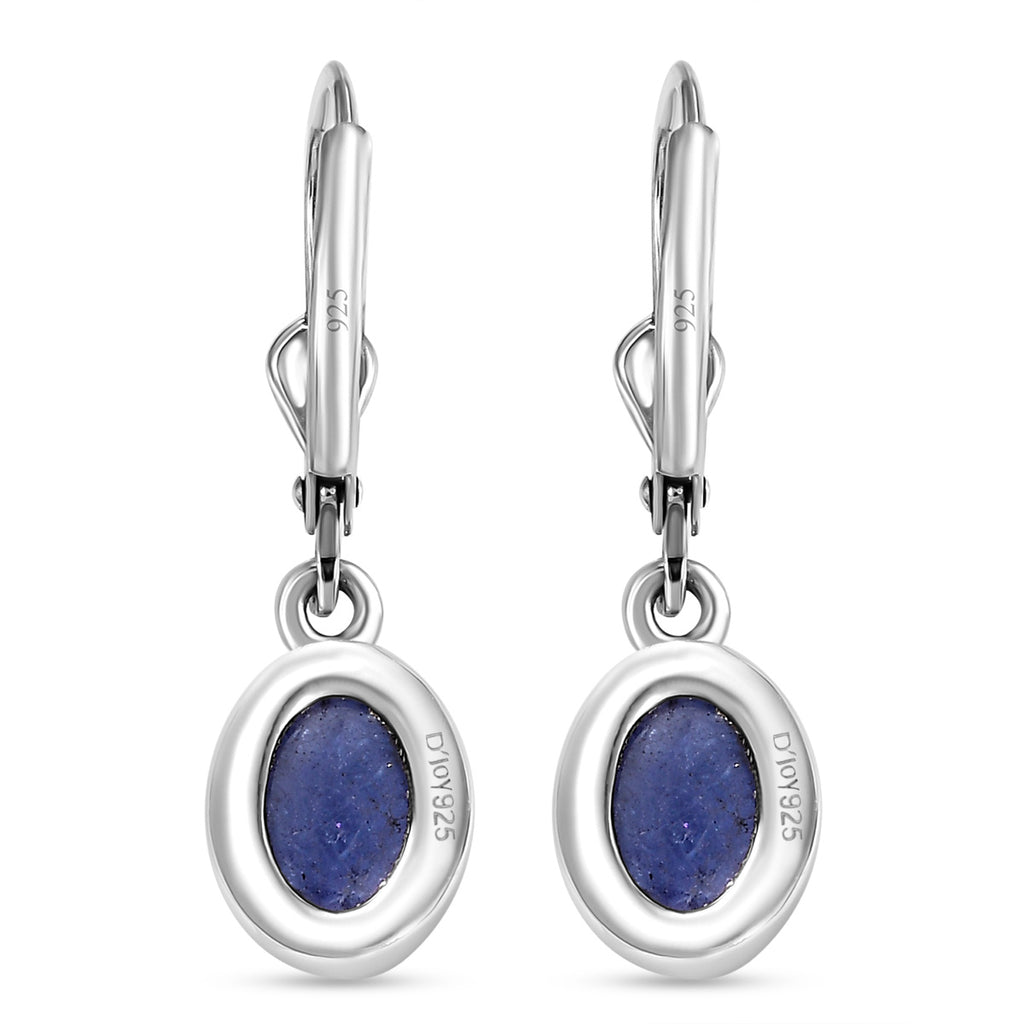 D'Joy AA Tansanit Ohrringe 925 Silber rhodiniert ca. 3.41 ct