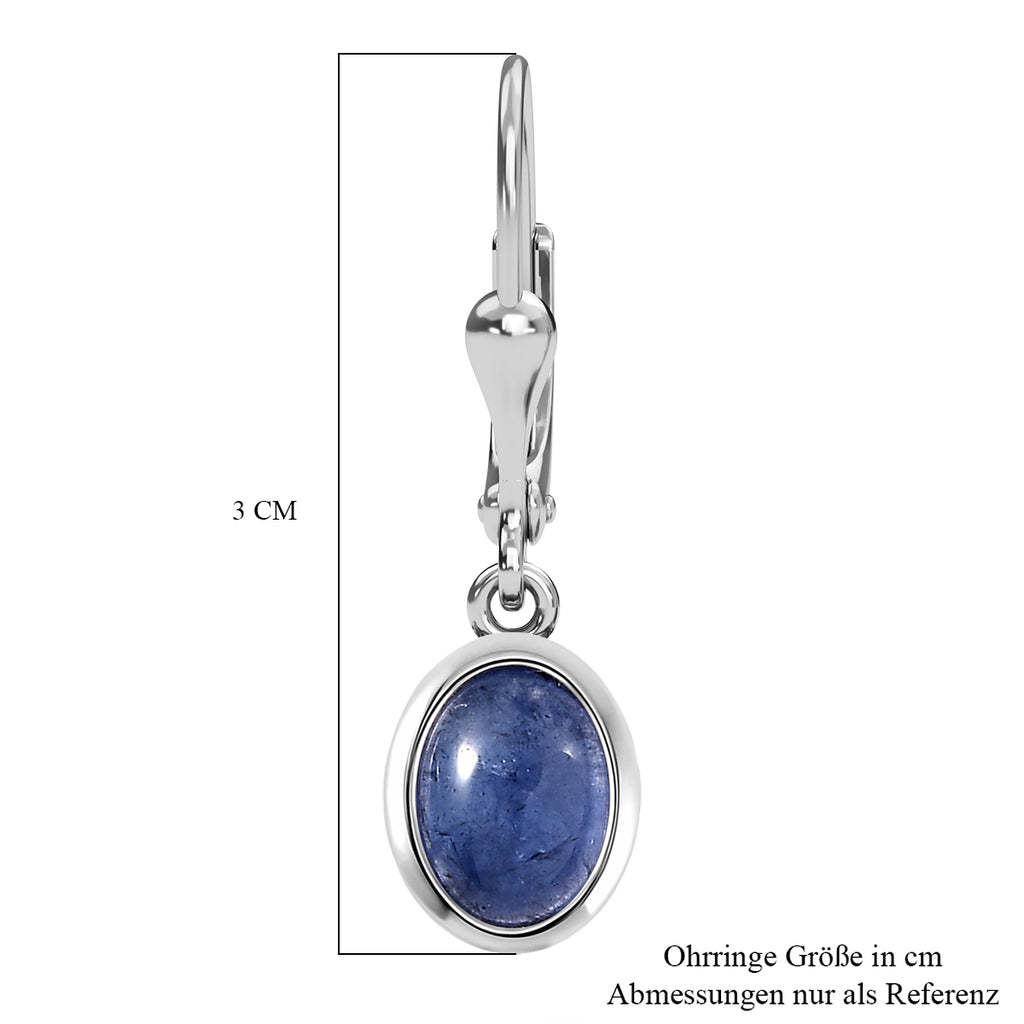 D'Joy AA Tansanit Ohrringe 925 Silber rhodiniert ca. 3.41 ct