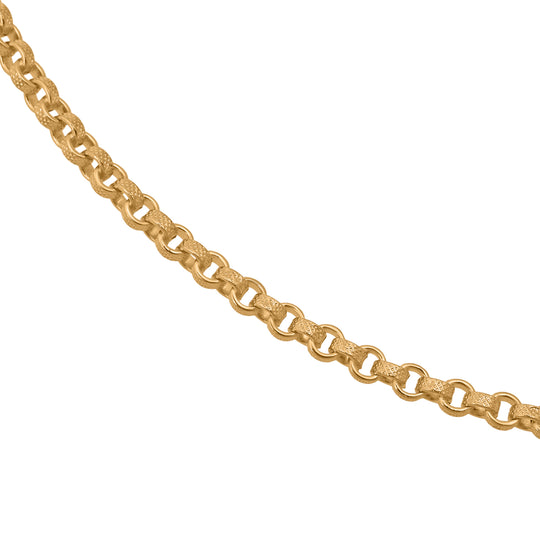 Erbskette in 965 Gelbgold, 45cm - 3,80 Gramm