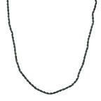 ALLE ERSTE MAL - D'Joy AAA Natürlicher Olmek Jadeit Halskette ca. 50 cm 925 Silber rhodiniert ca. 58.00 ct