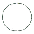 ALLE ERSTE MAL - EXTREM SELTEN D'Joy AAA Natürlicher Olmek Jadeit Halskette ca. 50 cm 925 Silber rhodiniert ca. 58.00 ct