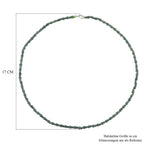 ALLE ERSTE MAL - EXTREM SELTEN D'Joy AAA Natürlicher Olmek Jadeit Halskette ca. 50 cm 925 Silber rhodiniert ca. 58.00 ct