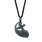 EXTREM SELTEN - Natürlicher Olmek Jadeit Halskette 70 cm ca. 30.00 ct