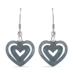 D'Joy Natürlicher Olmek Jadeit Ohrringe 925 Silber rhodiniert ca. 7.00 ct