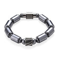 Terahertz Armband ca. 19 cm Reiner Edelstahl ca. 130,00 ct.