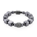 Terahertz Armband ca. 19 cm Reiner Edelstahl ca. 130,00 ct.