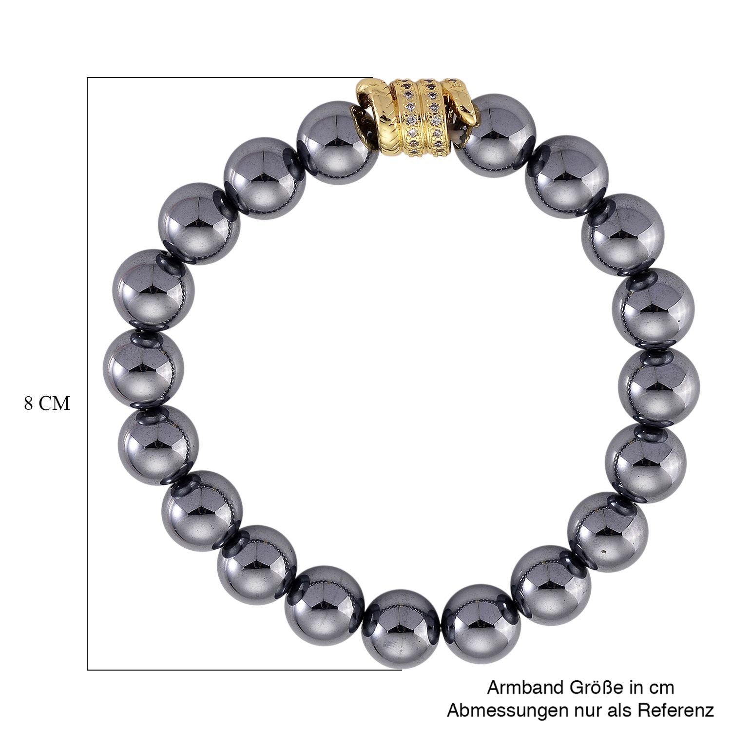 Terahertz, Weißer Zirkonia Schlange Armband ca. Flexibles cm Nickelfreies Messing Standard 131.00 ct