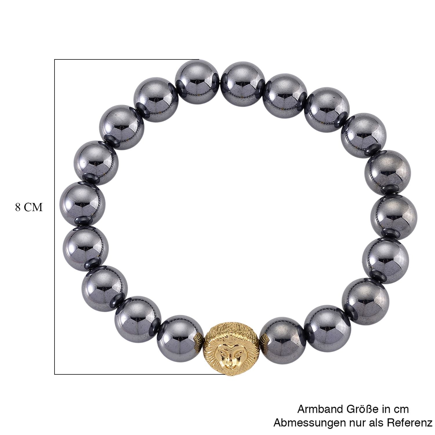 Terahertz Löwe Armband ca. Flexibles cm Nickelfreies Messing ca. 135.00 ct