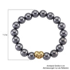 Terahertz Herz Armband ca. Flexibles cm Nickelfreies Messing ca. 130.00 ct