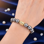 Terahertz Buddha Armband ca. Flexibles cm Nickelfreies Messing ca. 135.00 ct