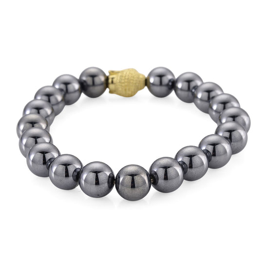 Terahertz Buddha Armband ca. Flexibles cm Nickelfreies Messing ca. 135.00 ct