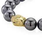 Terahertz Buddha Armband ca. Flexibles cm Nickelfreies Messing ca. 135.00 ct