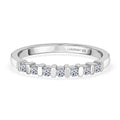 LUXURIANT SI-GH Labor Diamant Ring, 925 Silber rhodiniert - 0,20 ct.