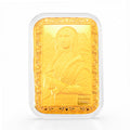 999er Goldfolie mit Mona Lisa-Motiv, 2,6x4cm, 10mg